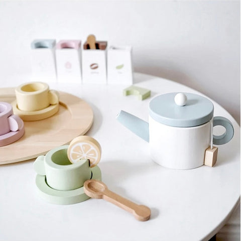 Play Parcel Accessory: Wooden Tea Set