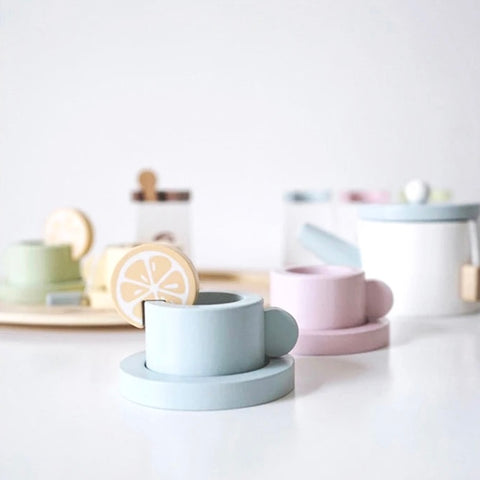 Play Parcel Accessory: Wooden Tea Set