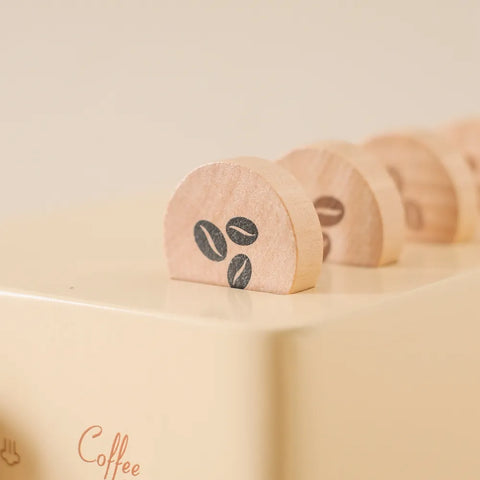 Play Parcel Accessory: Wooden Coffee Play Set