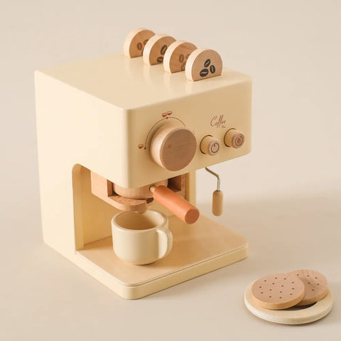 Play Parcel Accessory: Wooden Coffee Play Set