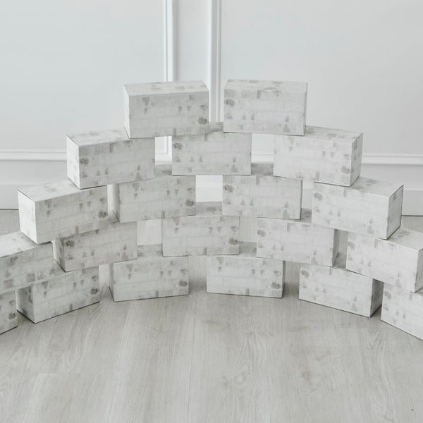 The Classic White Brick Block Set